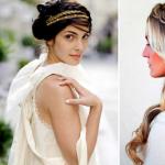 Coafuri de nuntă în stil grecesc: descriere și selecție foto a coafurilor elegante Coafura cu păr scurt pentru o rochie grecească
